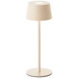 Brilliant - Jona - Lampe de table extérieur-intérieur sans fil LED - 25cm beige - 3000K - 2W - Réf : G4090009