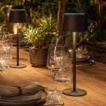 Brilliant - Viani - Lampe de table extérieur-intérieur LED - VIANI - 2W - 3000K - Noir - Réf : G4090506