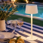 Brilliant - Viani - Lampe de table extérieur-intérieur LED - 2W - 3000K - blanc - Réf : G4090505