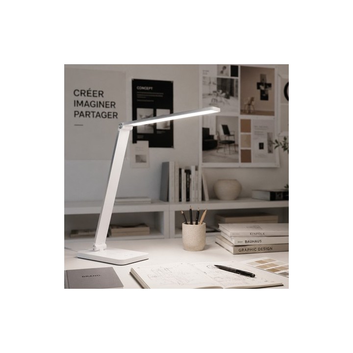 Brilliant - Florence - Lampe à poser LED - 5W - 2700-6500K - blanc - Réf : G6009005
