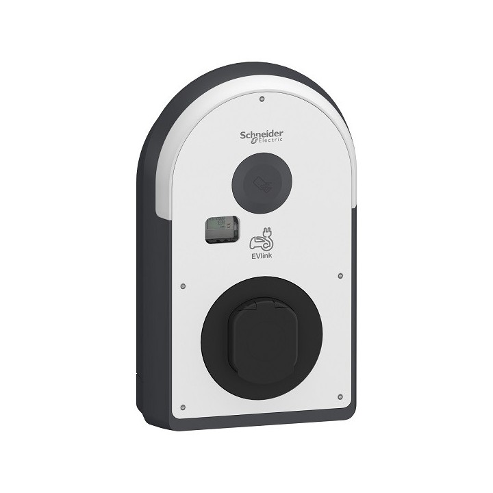 Schneider - EVlink Pro AC - Borne de recharge 22kW triphasée - 1 prise T2S - Compteur MID - Protection DC 6mA - Réf : EVB3S07N4A
