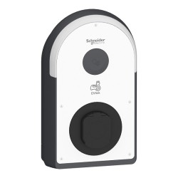 Schneider - EVlink Pro AC - Borne de recharge 22kW triphasée - 1 prise T2S - Différentiel type A – RDC-DD 6 mA - Réf: EVB3S22N4A