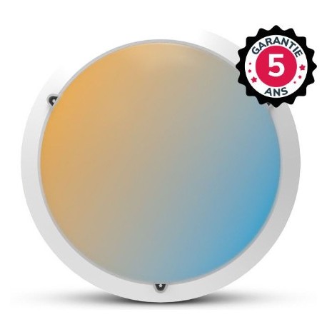 Miidex Lighting - Hublot LED Blanc - Ø300 - 15W CCT - Garantie 5 ans - Réf : 101091