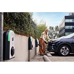 Schneider EVlink Pro AC - Borne de recharge 22 kW triphasée - prise T2S avec obturateur - MID - RDC-DD 6 mA - EVB3S22N40EM
