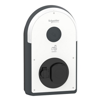 Schneider EVlink Pro AC - Borne de recharge 22 kW triphasée - prise T2S avec obturateur - MID - RDC-DD 6 mA - EVB3S22N40EM