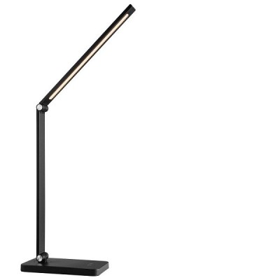 Brilliant - Lomina - Lampe de table noire - 6W - Variateur de lumière - 3000/6500K - Réf : G6021006