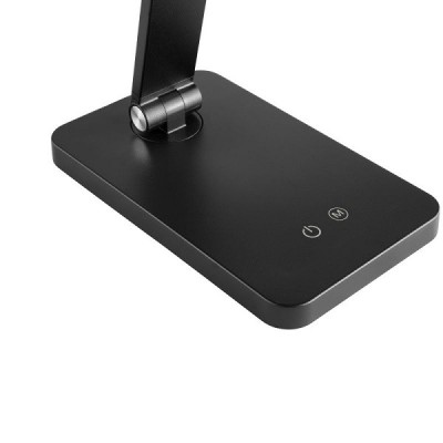 Brilliant - Lomina - Lampe de table noire - 6W - Variateur de lumière - 3000/6500K - Réf : G6021006