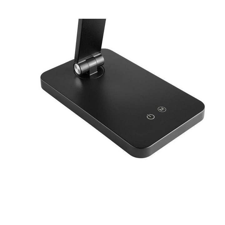 Brilliant - Lomina - Lampe de table noire - 6W - Variateur de lumière - 3000/6500K - Réf : G6021006