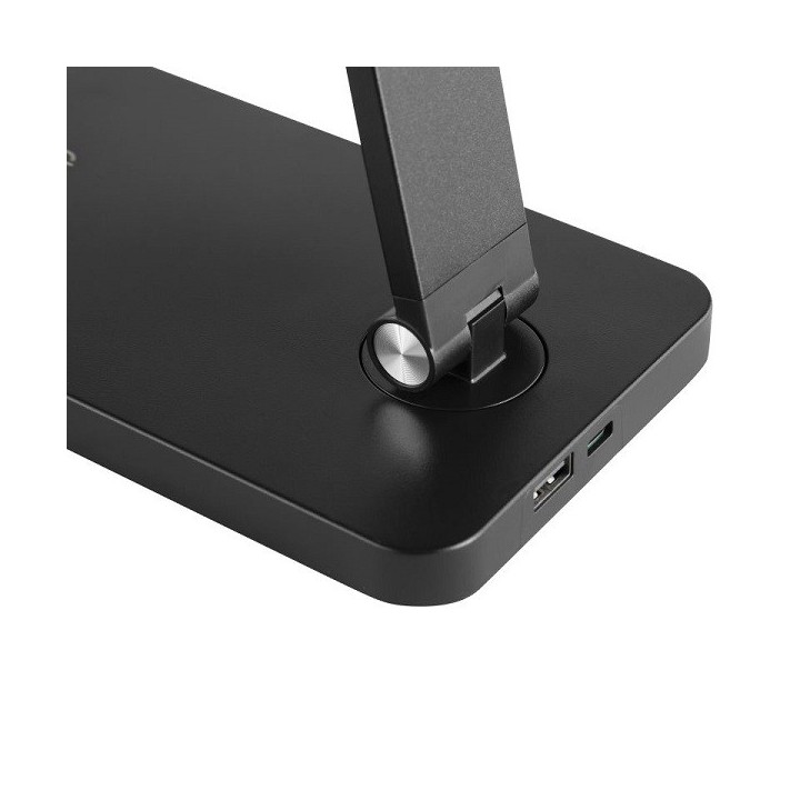 Brilliant - Lomina - Lampe de table noire - 6W - Variateur de lumière - 3000/6500K - Réf : G6021006