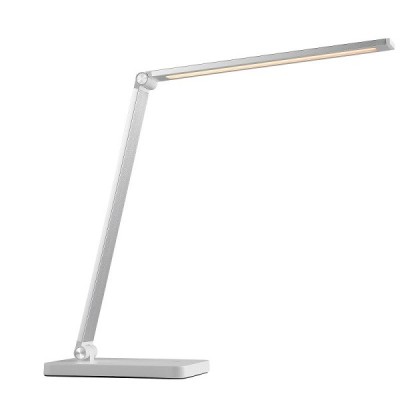Brilliant - Lomina - Lampe de table blanche - 6W - Variateur de lumière - 3000/6500K - Réf : G6021005