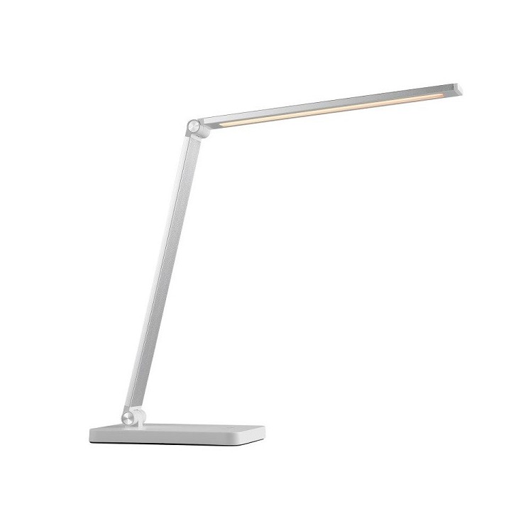 Brilliant - Lomina - Lampe de table blanche - 6W - Variateur de lumière - 3000/6500K - Réf : G6021005