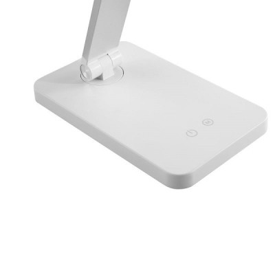 Brilliant - Lomina - Lampe de table blanche - 6W - Variateur de lumière - 3000/6500K - Réf : G6021005