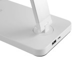 Brilliant - Lomina - Lampe de table blanche - 6W - Variateur de lumière - 3000/6500K - Réf : G6021005