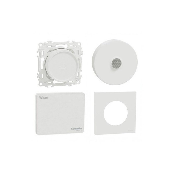Schneider - Wiser - Kit éclairage connecté : automatisation des luminaires et scénarios - Réf : CCT801312