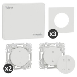 Schneider - Wiser - Kit centralisation volets roulants : commandes groupées programmables - Réf : S670131
