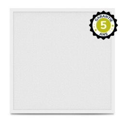 Miidex Lighting - Dalle LED Blanc PMMA 595x595 28W 4000K Prismatique - Garantie 5 ans - Réf : 101101
