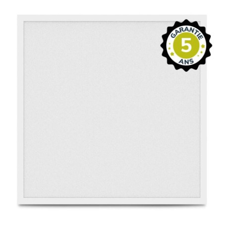 Miidex Lighting - Dalle LED Blanc PMMA 595x595 28W 4000K Prismatique - Garantie 5 ans - Réf : 101101