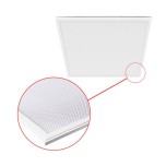 Miidex Lighting - Dalle LED Blanc PMMA 595x595 28W 4000K Prismatique - Garantie 5 ans - Réf : 101101