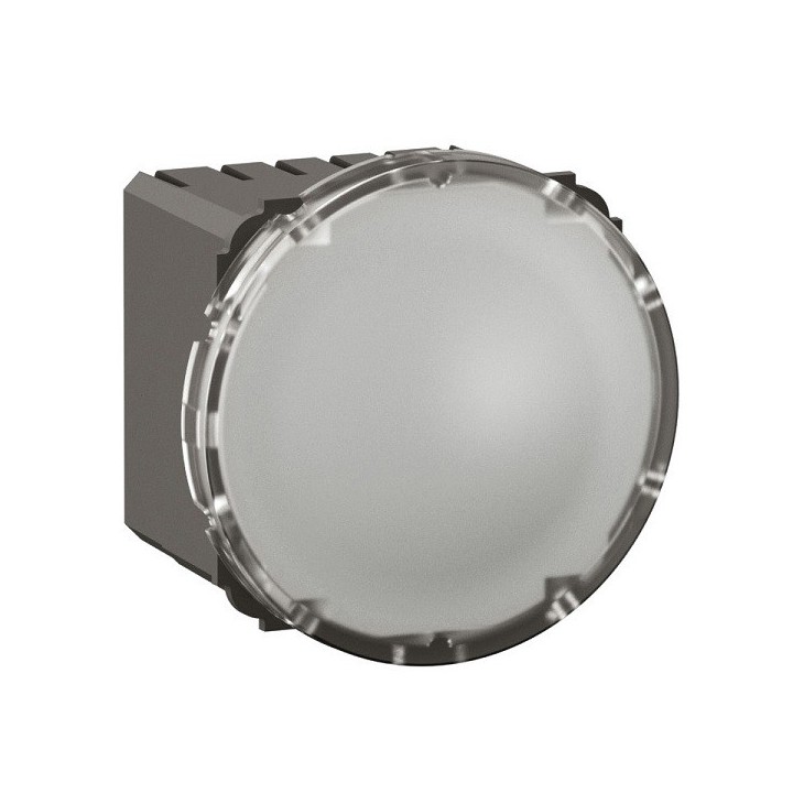 Legrand Céliane - Voyant LED de signalisation 230V~ livré avec enjoliveur opalescent et bague Titanium - Réf : CM0276