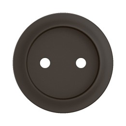 Legrand Céliane - Enjoliveur pour prise de courant fort à puit 2P - Noir - Réf : CN0110