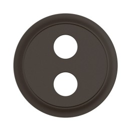 Legrand Céliane - Enjoliveur pour prise haut-parleur Banana gold simple - Noir - Réf : CN0312