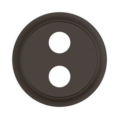 Legrand Céliane - Enjoliveur pour prise haut-parleur Banana gold simple - Noir - Réf : CN0312