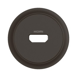 Legrand Céliane - Enjoliveur pour prise audio vidéo HDMI 2.0 Type-A préconnectorisée - Noir - Réf : CN0314