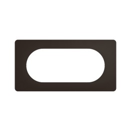 Legrand Céliane - Plaque de finition Noir Mat - 4/5 modules - Réf : CP0108
