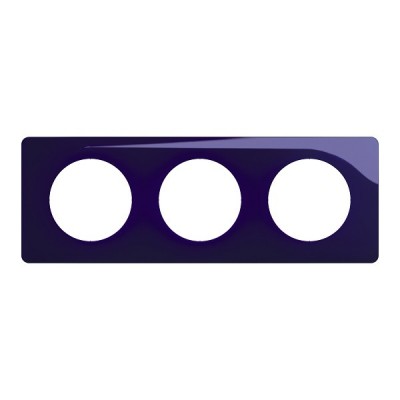 Legrand Céliane - Plaque de finition Bleu de Four - 3 postes - Réf : CP0303