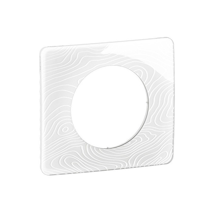 Legrand Céliane - Plaque de finition Blanc Relief - 1 poste - Réf : CP0601