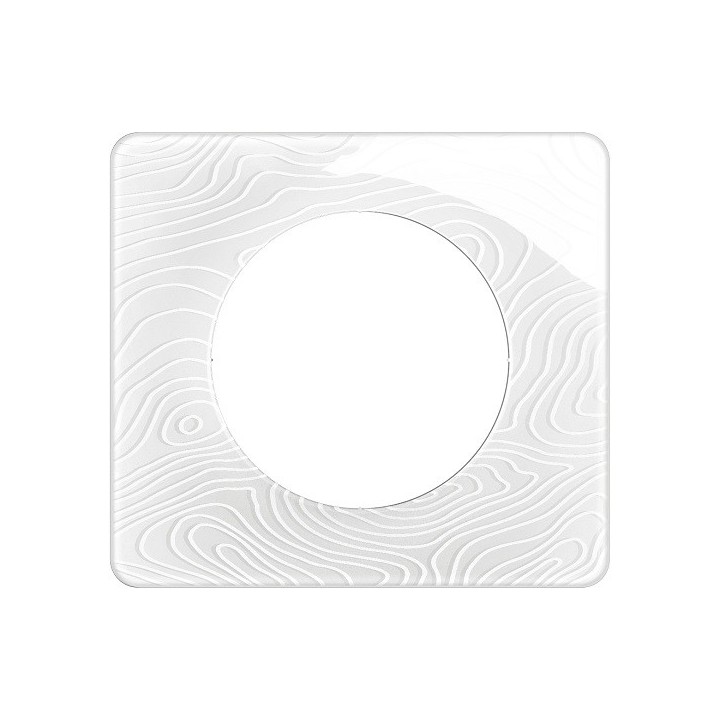 Legrand Céliane - Plaque de finition Blanc Relief - 1 poste - Réf : CP0601