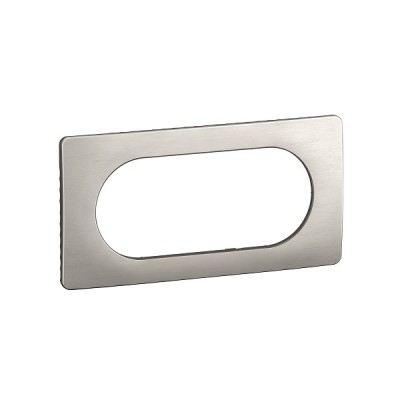 Legrand Céliane - Plaque de finition Alu Satiné - 4/5 modules - Réf : CP1708