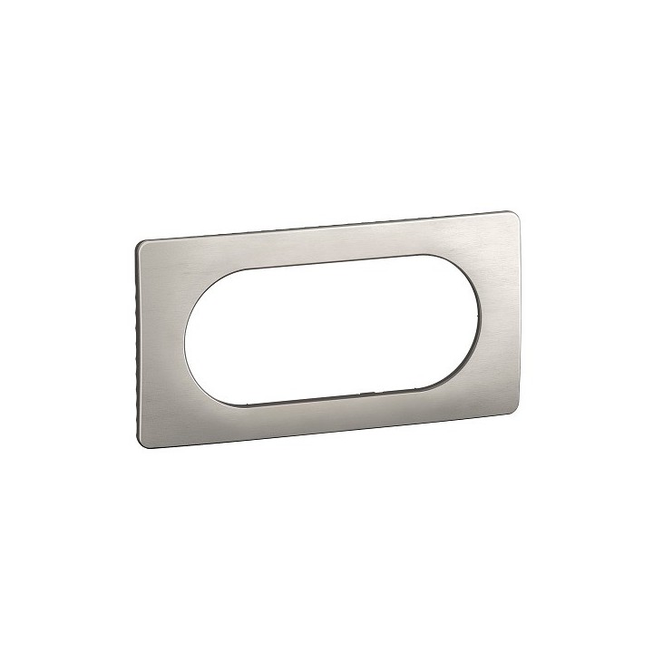 Legrand Céliane - Plaque de finition Alu Satiné - 4/5 modules - Réf : CP1708
