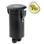 copy of Miidex Lighting - Spot LED Encastrable Sol Rond Noir 14.5W 360LM 2900K - Réf : 400063