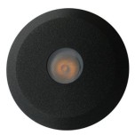 Miidex Lighting - Spot LED Encastrable Sol Rond Noir 14.5W 360LM 2900K - Réf : 400063