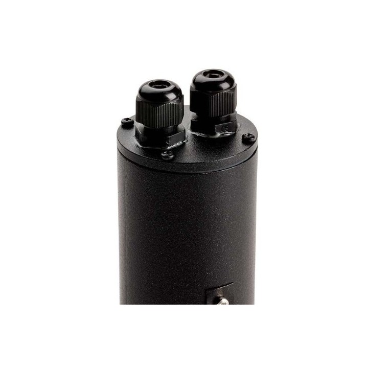 Miidex Lighting - Spot LED Encastrable Sol Rond Noir 14.5W 360LM 2900K - Réf : 400063