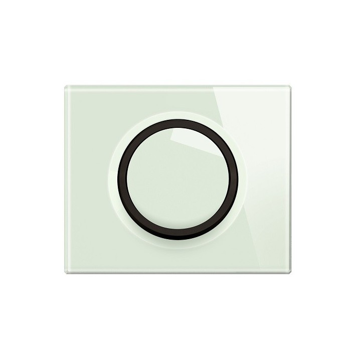 Legrand Céliane - Enjoliveur spécifique pour mécanisme à anneau - Verre Opale Blanc - Réf : CB1006
