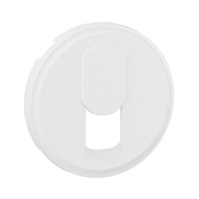 Legrand Céliane - Enjoliveur pour prise simple RJ45 blindée catégorie6A STP Grade 3 TV - Blanc Antimicrobien - Réf : CB8027