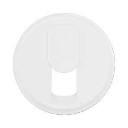 Legrand Céliane - Enjoliveur pour prise simple RJ45 blindée catégorie6A STP Grade 3 TV - Blanc Antimicrobien - Réf : CB8027