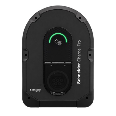 Schneider Charge Pro - Borne de recharge paramétrable jusqu'à 22KW 1P/3P T2S - 4G - Réf : EVB4S22N40MG