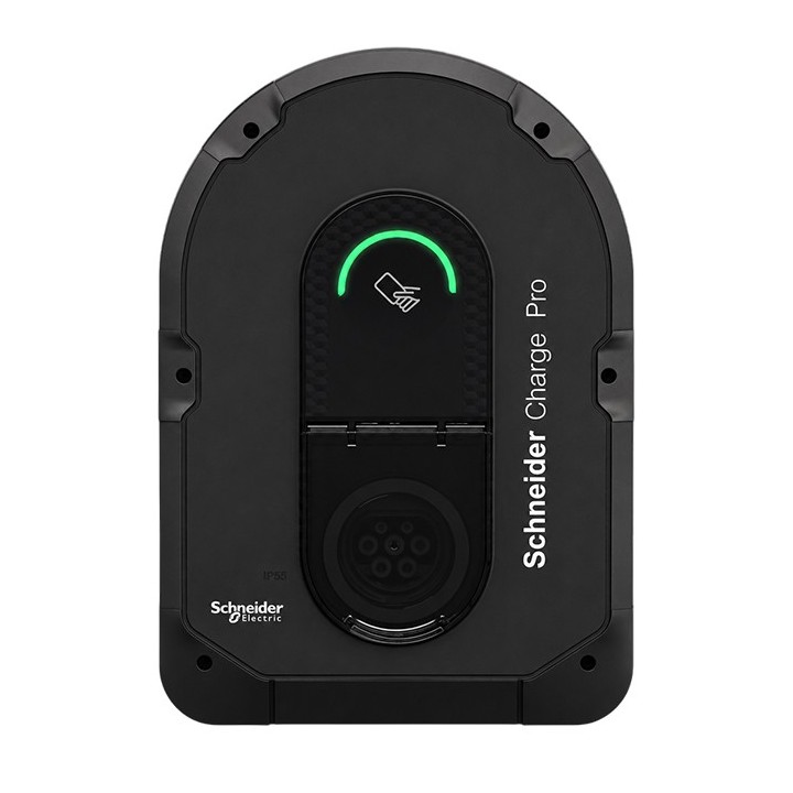 Schneider Charge Pro - Borne de recharge paramétrable jusqu'à 22KW 1P/3P T2S - 4G - Réf : EVB4S22N40MG