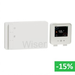 Schneider - Wiser - Thermostat connecté chaudière On/Off ou Opentherm - Génération 2 - Réf : CCTFR6901G2