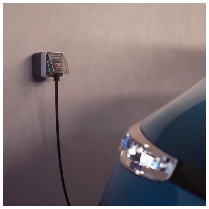 Hager - Kit Prise Witty saillie 2P+T - IP55 - M2+ - 3.7 kW - Recharge véhicule électrique - Réf : XEV080P