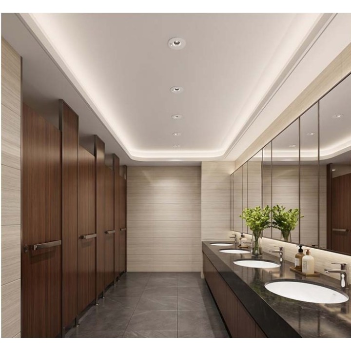 Miidex Lighting - Spot LED CCT BBC Blanc 6W 2700/3000/4000K + Détecteur - Maître/Esclave - Garantie 5 ans - Réf : 101112