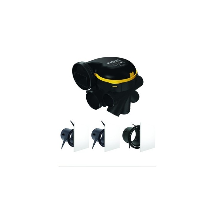 Aldes - VMC simple flux individuelle autoréglable - EasyHOME AUTO DHU - Réf : 11026050