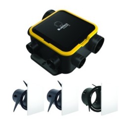 Aldes - VMC simple flux individuelle autoréglable - EasyHOME AUTO DHU COMPACT - Réf : 11026050