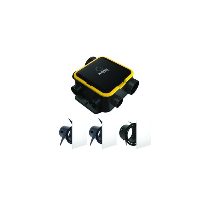 Aldes - VMC simple flux individuelle autoréglable - EasyHOME AUTO DHU COMPACT - Réf : 11026050