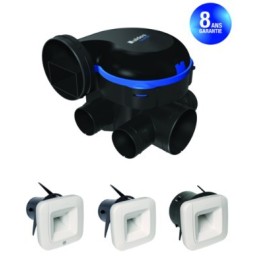 Aldes - VMC simple flux individuelle hygroréglable - EasyHOME HYGRO Classic BDH - Réf : 11033531