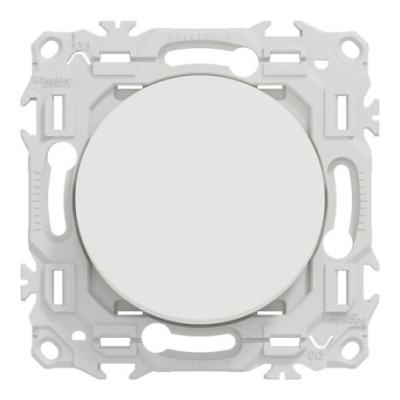 Schneider Odace - Lot de 10 Va-et-vient ou poussoir dont 1 OFFERT - Blanc craie - Complet - Réf : S920204(10)