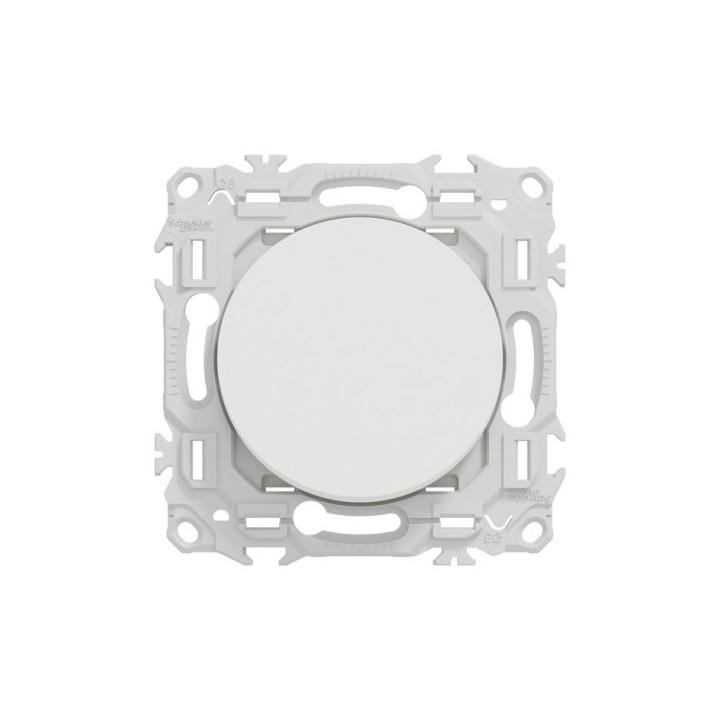 Schneider Odace - Lot de 10 Va-et-vient ou poussoir dont 1 OFFERT - Blanc craie - Complet - Réf : S920204(10)